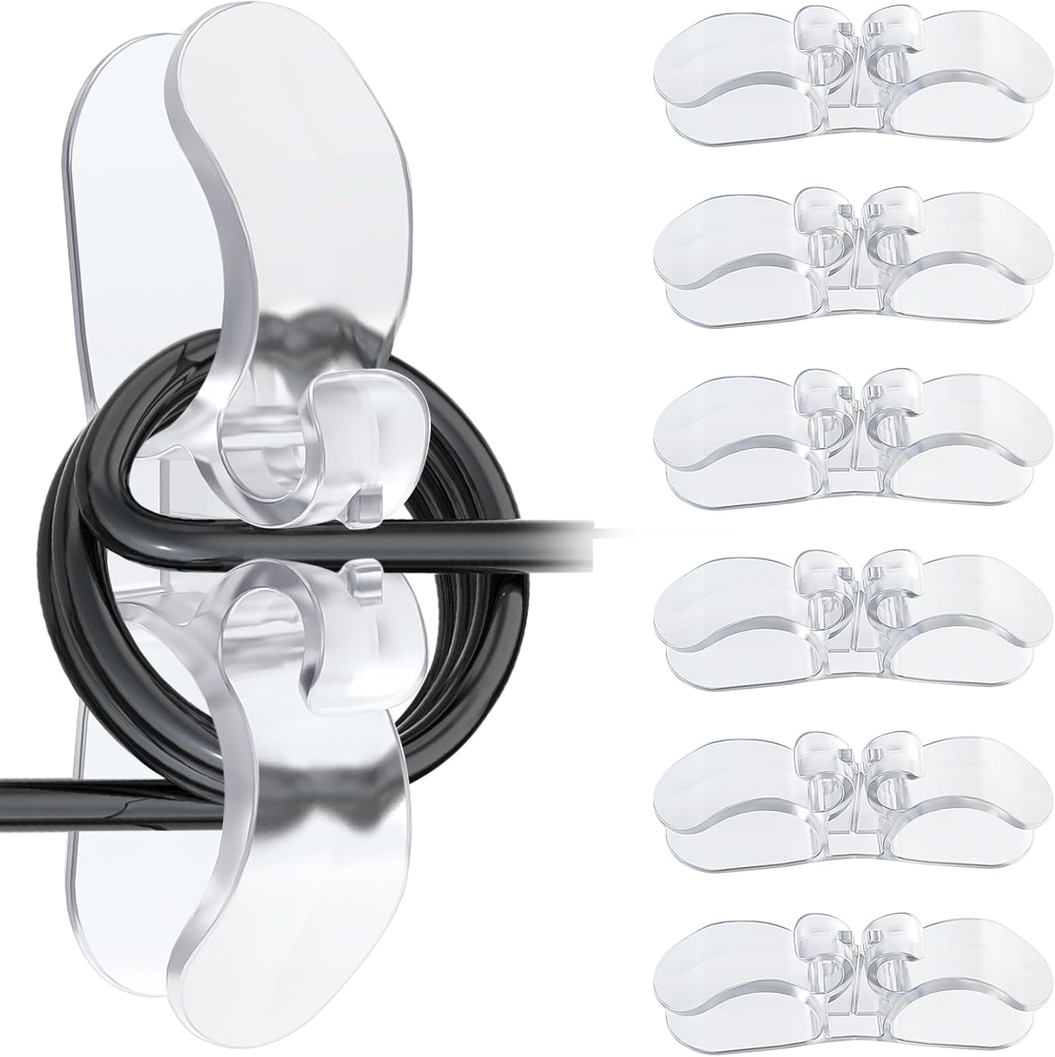 Cord Organizer for Kitchen Appliances, 8PCS Appliance Cord Holder Stick on Upgraded Cord Organizer for Appliances for Appliances Stick on Pressure Cooker, Mixer, Blender, Coffee Maker, Air Fryer