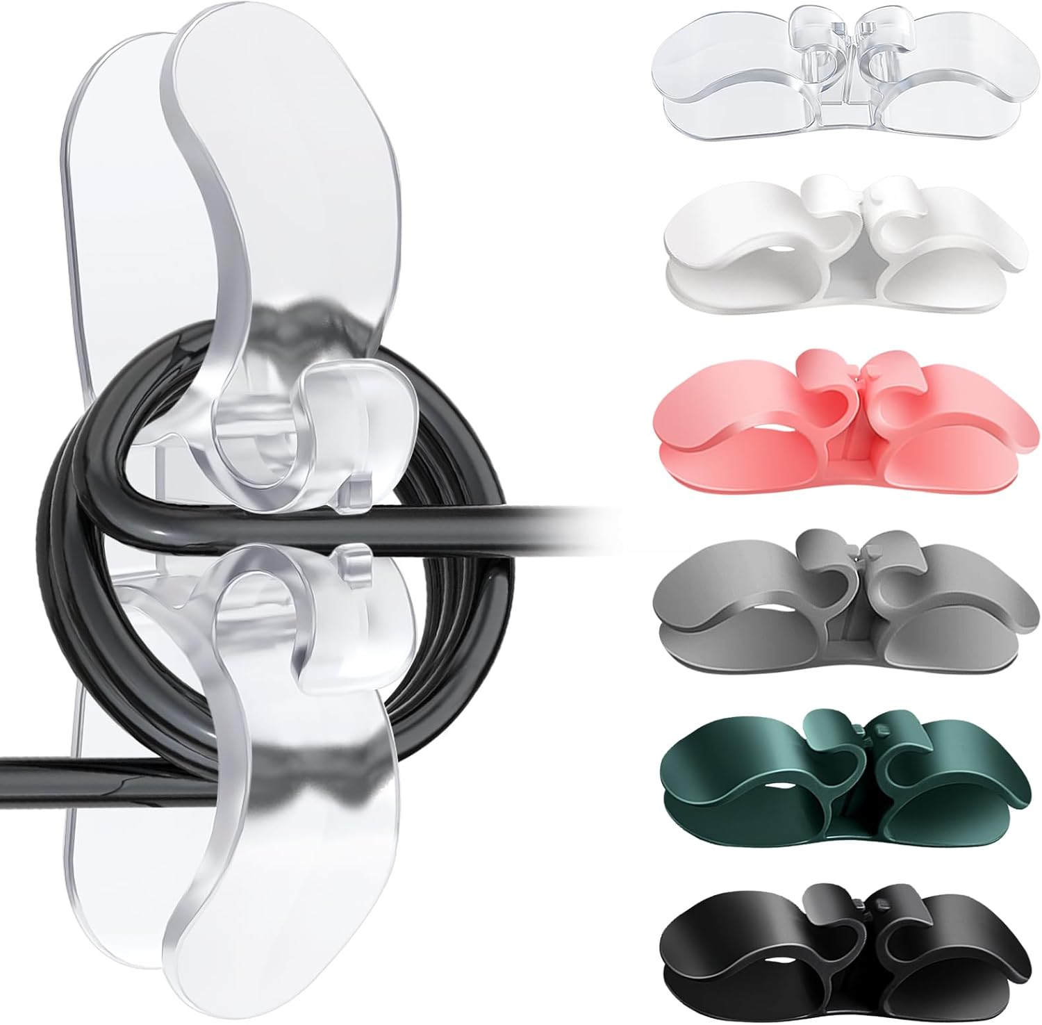 Cord Organizer for Kitchen Appliances, 8PCS Appliance Cord Holder Stick on Upgraded Cord Organizer for Appliances for Appliances Stick on Pressure Cooker, Mixer, Blender, Coffee Maker, Air Fryer