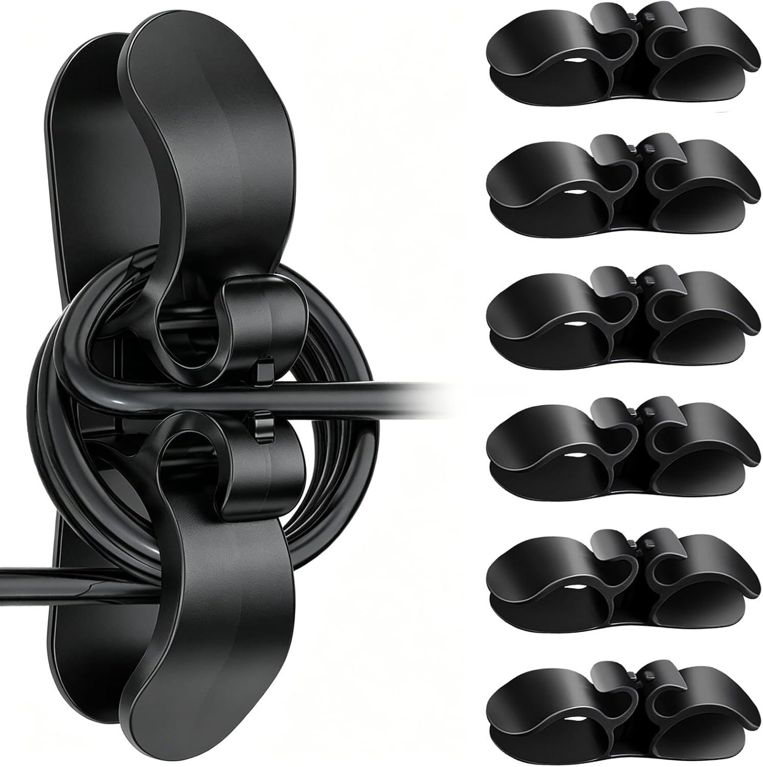 Cord Organizer for Kitchen Appliances, 8PCS Appliance Cord Holder Stick on Upgraded Cord Organizer for Appliances for Appliances Stick on Pressure Cooker, Mixer, Blender, Coffee Maker, Air Fryer